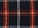 Black/ Orange/ White Plaid
