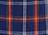 Varsity Navy Orange Plaid