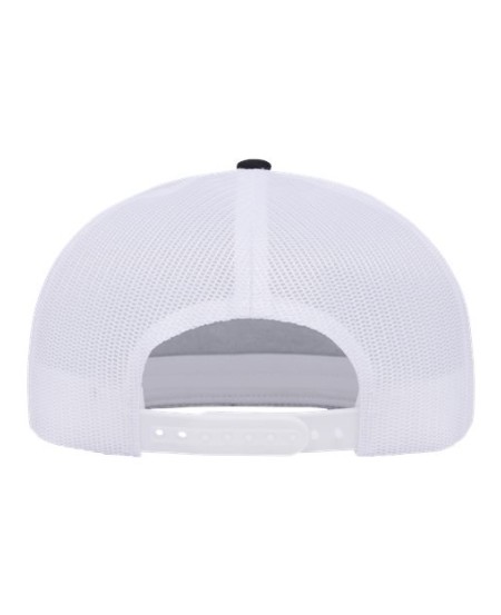 YP Classics 6006BD Classic Five-Panel Trucker Rope Cap – 74/26 Polyester/Cotton | Flat Bill | High-Profile | OSFA