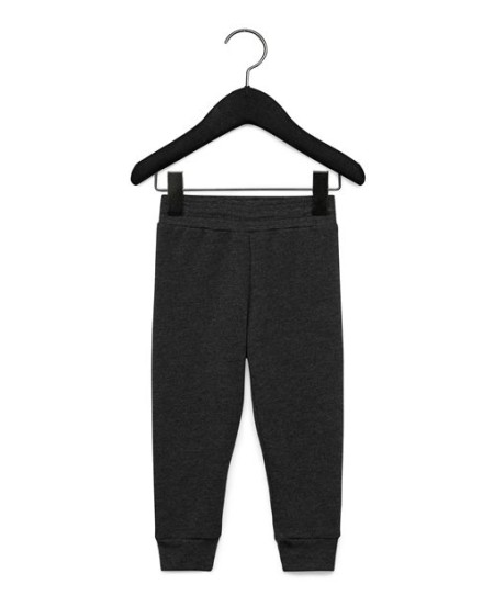 BELLA + CANVAS 3727T Toddler Sponge Fleece Jogger Sweatpants – 7 oz. 52/48 Airlume Cotton/Poly Fleece Toddler Jogger | 2T–5T