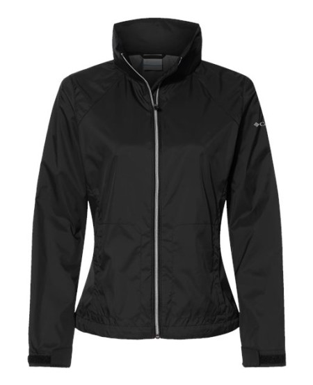 Columbia 212494 Womens Switchback III Jacket - 100% Nylon Omni-Shield Water Repellent Regular Fit Packable into Hand Pocket Stow-Away Hood - Windbreaker Jacket | S-XXL