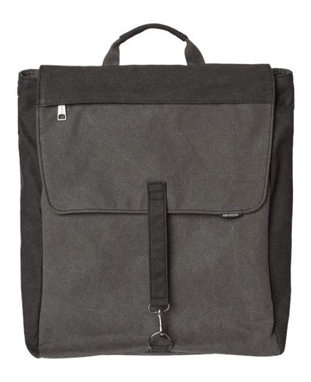 DRI DUCK 1048DD Commuter Backpack – 12 oz. 85/15 Cotton/Polyester Concrete Canvas | 18L | Padded Laptop Sleeve