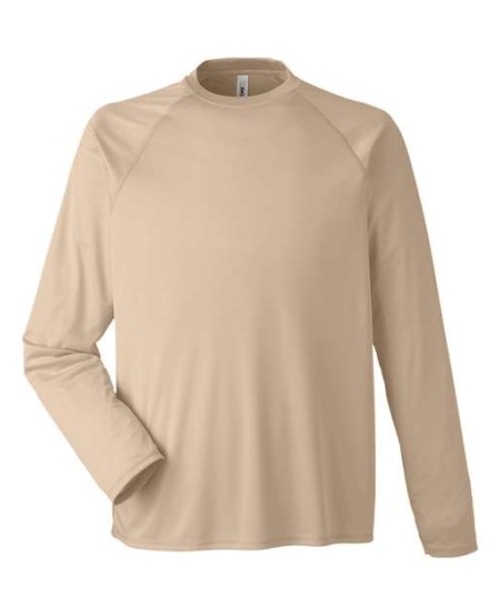 CORE365 CE110 Unisex Ultra UVP™ Marina Raglan Long-Sleeve T-Shirt – 4.5 oz. 100% Polyester | XS–4XL