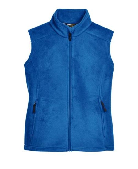 CORE365 78191 Women's Journey Fleece Vest – 7.7 oz. 100% Polyester Anti-Pill Fleece | XS–3XL