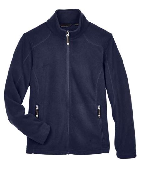 North End 78172 Women's Voyage Fleece Jacket – 7.7 oz. Anti-Pill 100% Polyester | Taffeta-Lined Sleeves | XS–3XL