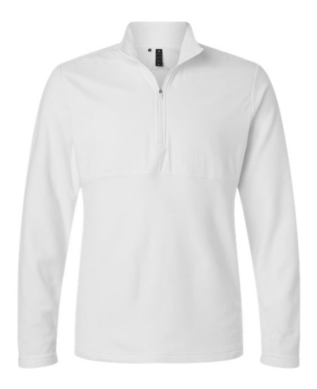 Adidas A2020 Men's Ultimate365 Cozy Quarter-Zip Pullover – 7 oz. 100% Recycled Polyester Fleece Mixed-Media Quarter-Zip | S–3XL