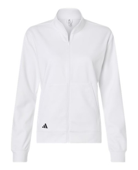 Adidas A1011 Women's Ultimate365 COLD.RDY Full-Zip Jacket – 5.5 oz. 87/13 Recycled Polyester/Elastane Fleece Full-Zip | XS–2XL