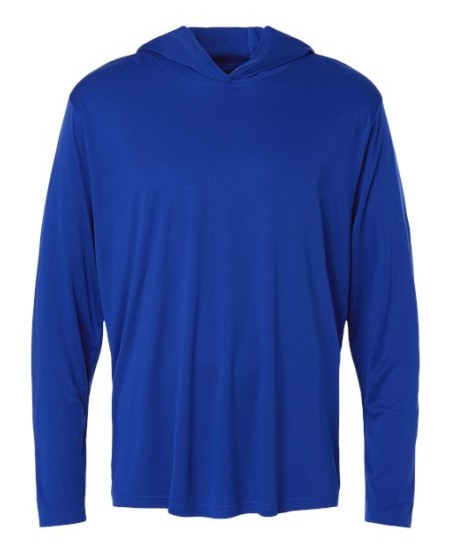 AllPro 48510 Unisex Pro-Lock Performance Hooded Long Sleeve T-Shirt – 4.1 oz. Polyester | XS–4XL