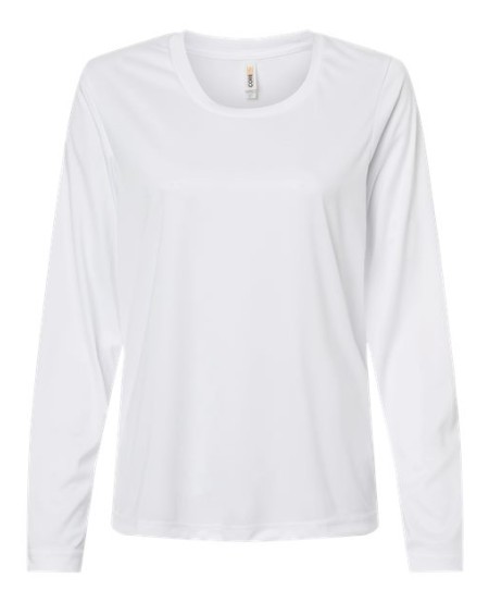 CORE365 CE10LW Women's Capital Performance Long-Sleeve T-Shirt – 4 oz. 100% Polyester Interlock | XS–4XL