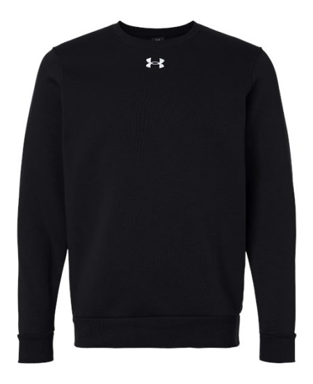 Under Armour 6014160 Men's Team Icon Fleece Crew – 8.26 oz. 80/20 Cotton/Polyester Crewneck Sweatshirt