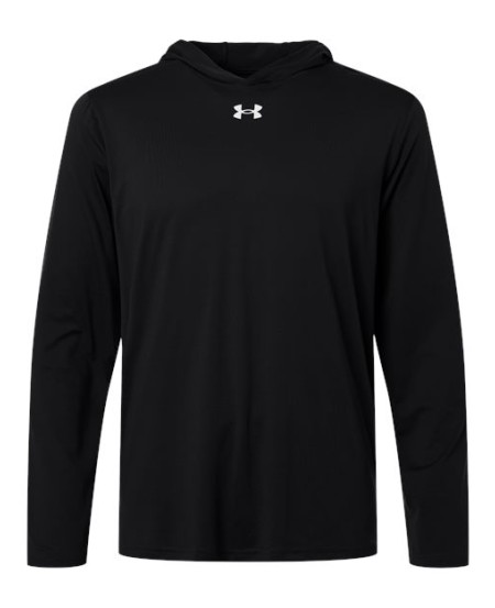 Under Armour 6014164 Men's Team Vanish Hooded Long Sleeve T-Shirt – 4.13 oz. 90/10 Polyester/Elastane