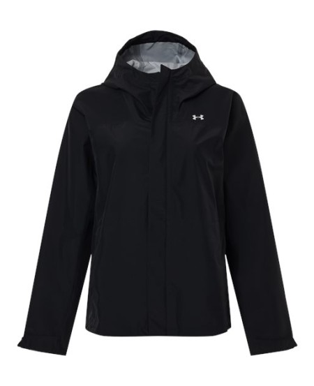 Under Armour 6009571 Women's Cloudstrike Waterproof Jacket – 4.13 oz. 100% Recycled Polyester 100% Waterproof | 10K Rating