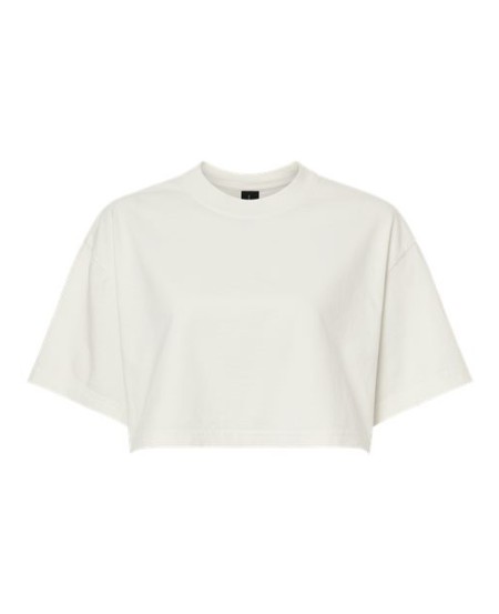 BELLA CANVAS 6882GD Women's Heavyweight Garment-Dyed Cropped Tee – 6.5 oz. 100% Airlume Ring-Spun Cotton Women's Garment-Dyed Crop Tee | Each Garment Unique