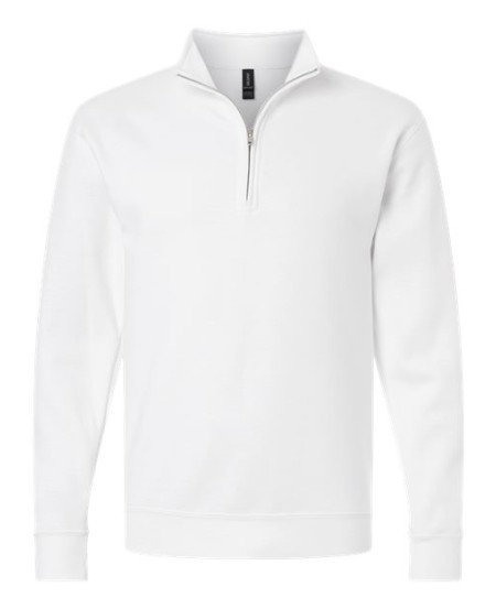Gildan 18810 Unisex Heavy Blend™ Quarter-Zip Sweatshirt – 8 oz. 50/50 Cotton/Polyester | Self-Fabric Lined Cadet Collar | Quarter-Zip Covered Zipper | 1x1 Rib with Spandex | OEKO-TEX