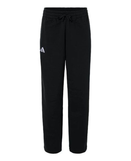 Adidas AT216 Women's Fleece Sweatpants – 8.9 oz. 70/30 Cotton/Recycled Polyester Regular Fit Tapered Pants | S–2XL