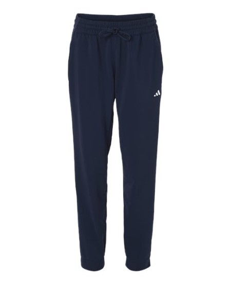 Adidas AT219 Women's Game & Go Fleece Sweatpants – 6.5 oz. 100% Recycled Polyester CLIMACOOL Drawcord Pant | XS–XL