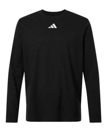 Adidas AT108 Men's Fresh Long Sleeve T-Shirt – 5.3 oz. 100% Cotton | Regular Fit | GOTS Certified