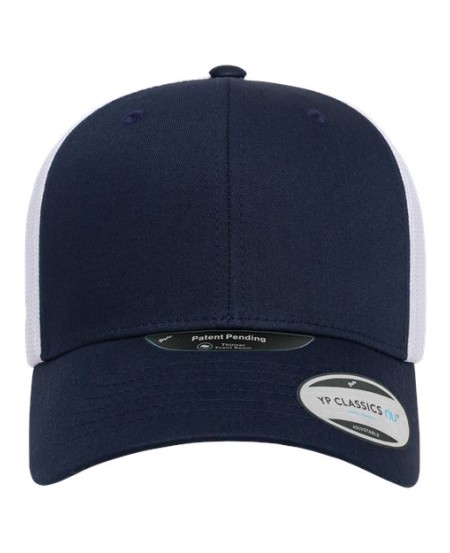YP Classics 6606NU NU Retro Trucker Cap – 74/26 Polyester/Cotton | 6-Panel | Tri-Layer Technology | OSFA