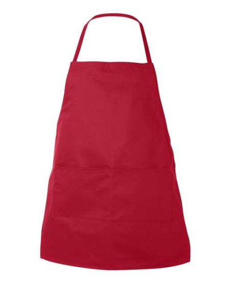 Liberty Bags 5502 Two-Pocket Butcher Apron – 9 oz./yd², 70% polyester / 30% cotton heavy twill | 20