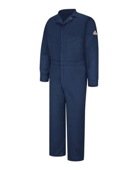Bulwark CLD4 Men's Lightweight Deluxe Coverall – EXCEL FR ComforTouch 6 oz./yd² Sateen 88/12 Cotton/Nylon | Sizes 38–56