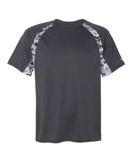 Badger 4140 Men's Hook Digital T-Shirt – 100% Polyester Sublimated Digital Panel Tee | XS–4XL
