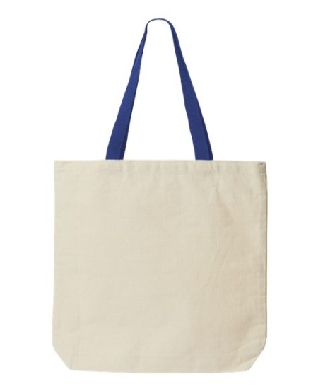 Liberty Bags 9868 Jennifer Cotton Canvas Tote – 10 oz. 100% Recycled Cotton Canvas Eco-Friendly Tote with 22