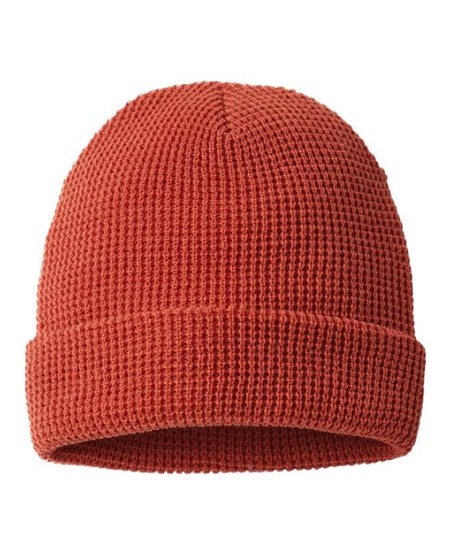 Richardson 146R Waffle Cuffed Beanie - 100% Acrylic, 111/2