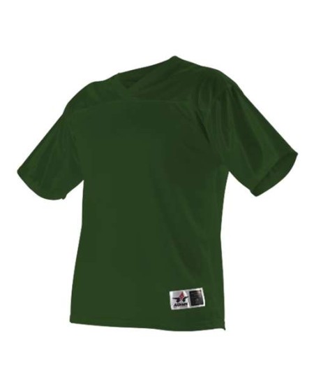 Alleson Athletic 703FJ Men's Fanwear Football Jersey – Full-Length Polyester Tricot Mesh V-Neck Jersey | S–3XL