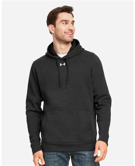 Under Armour 1300123 Men's Hustle Pullover Hooded Sweatshirt – 8 oz. 80/20 Cotton/Poly | S–4XL