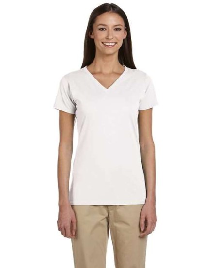 econscious EC3052 Women's Classic V-Neck T-Shirt – 4.4 oz. 100% Organic Ringspun Cotton Women's V-Neck Blank Tee
