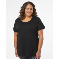 LAT Curvy Collection Women's Fine Jersey Tee