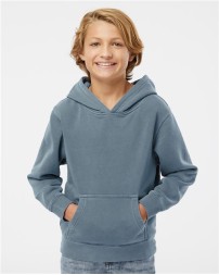 Independent Trading Co Youth Midweight Pigment-Dyed Hooded Sweatshirt