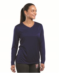 Holloway Women's Momentum Long Sleeve V-Neck T-Shirt