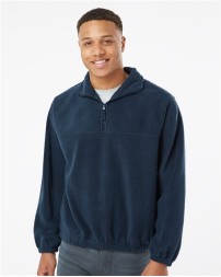 Burnside Polar Fleece Quarter-Zip Pullover