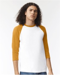 American Apparel CVC Three-Quarter Sleeve Tee