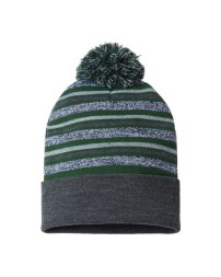CAP AMERICA USA-Made Striped Beanie