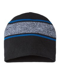 CAP AMERICA USA-Made Variegated Striped Beanie