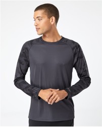 Paragon Cayman Performance Camo Colorblocked Long Sleeve T-Shirt