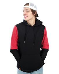 Holloway All-American Team Fleece Colorblocked Hooded Sweatshirt