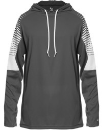 Badger Lineup Hooded Long Sleeve T-Shirt