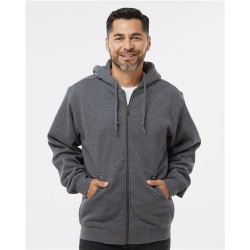 DRI DUCK Crossfire Heavyweight Power Fleece Hooded Jacket with Thermal Lining Tall Sizes