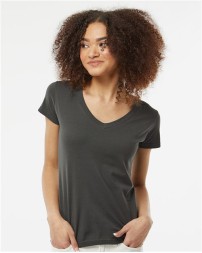 Tultex Women's Fine Jersey V-Neck T-Shirt