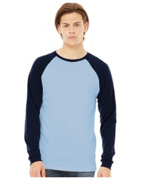 BELLA  CANVAS Long Sleeve Jersey Baseball Tee
