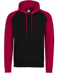 AWDis Baseball Hooded Sweatshirt