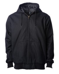 Independent Trading Co Insulated Canvas Workwear Jacket