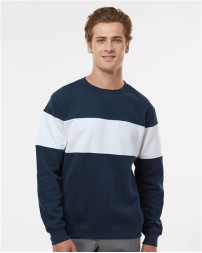 J America Varsity Fleece Crewneck Sweatshirt