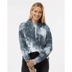 J America Women's Crop Hooded Sweatshirt