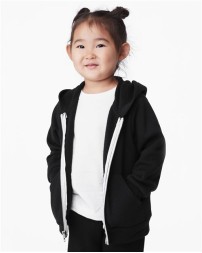 BELLA  CANVAS Toddler Sponge Fleece Full-Zip Hoodie