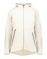 Augusta Sportswear Eco Revive Women's Polar Fleece Hooded Full-Zip Jacket