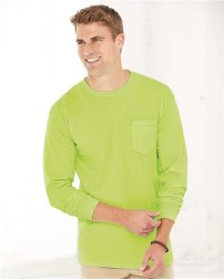 Bayside Union-Made Long Sleeve Pocket T-Shirt